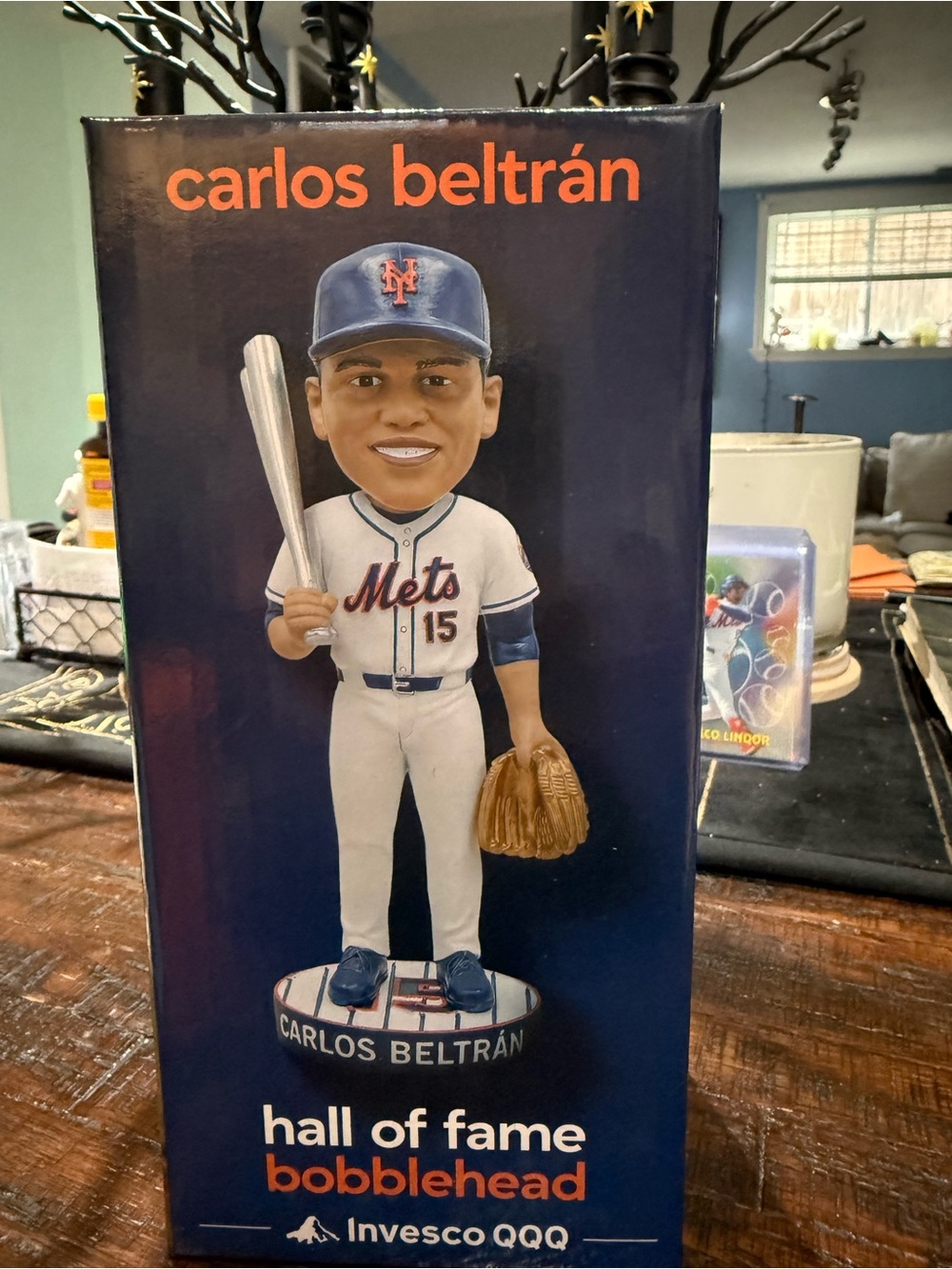 Carlos Beltrán Hall of Fame Bobblehead - Mets (Blue/White)